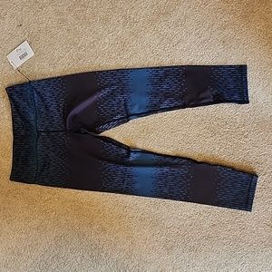 Teal Grid Light n Tight Hi-Rise 7/8 24"